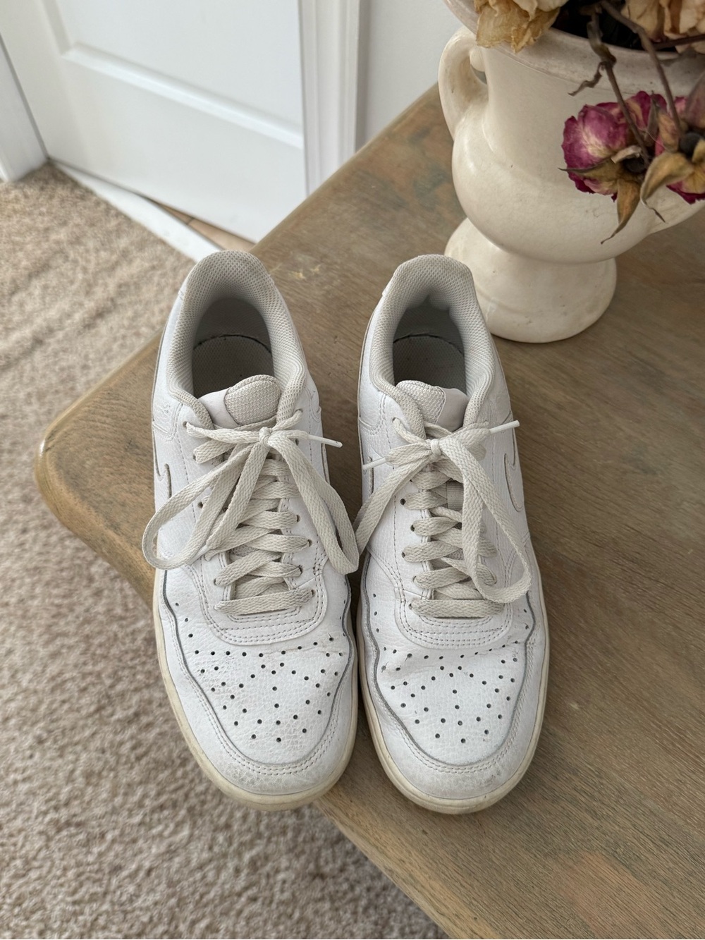 Nike Women's White Low-Top Sneakers